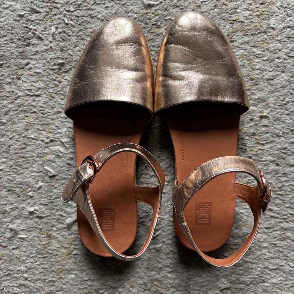 Fitflop Rose Gold Close-Toed Sandals